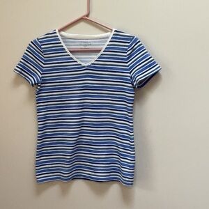 Talbots cotton/Spandex v-neck tee